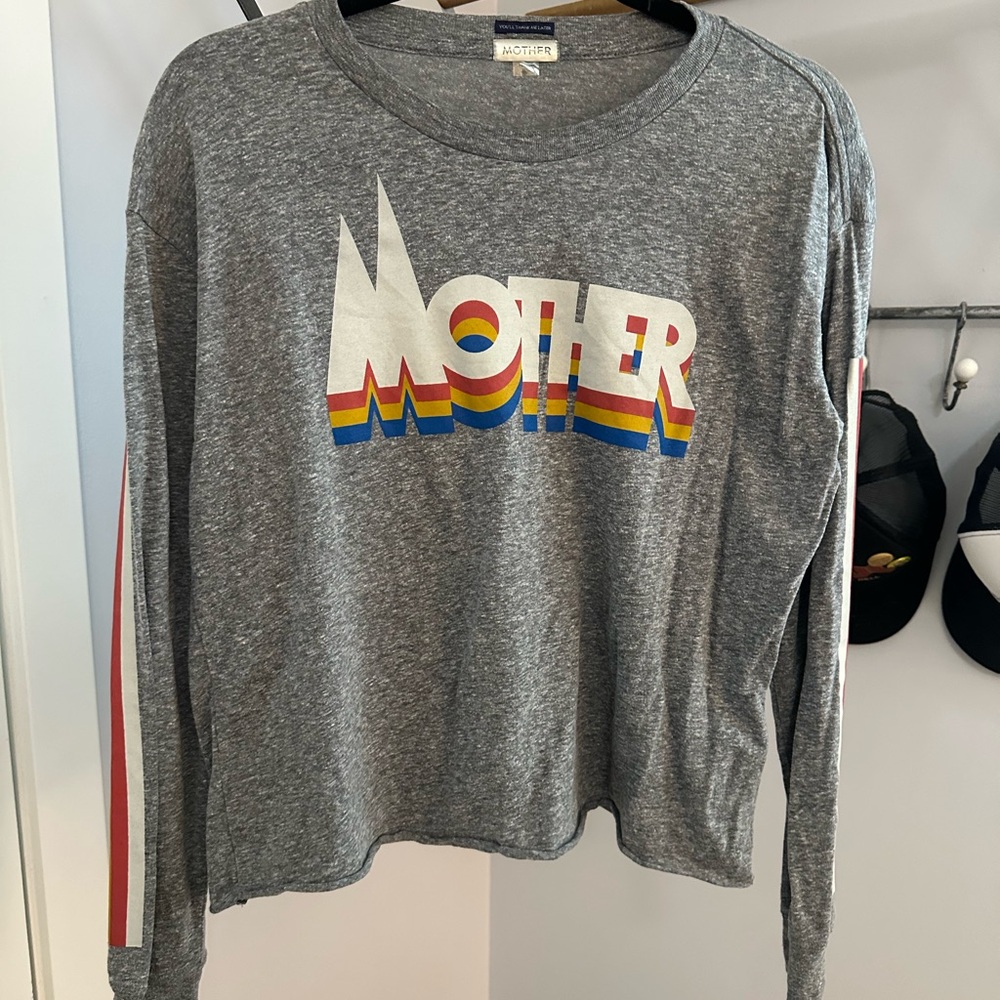 Long sleeve tee by Mother Denim. Smoke free home. Size Xs.
